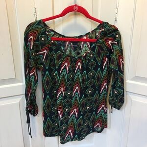 Lucky Brand Cotton Tribal Tunic